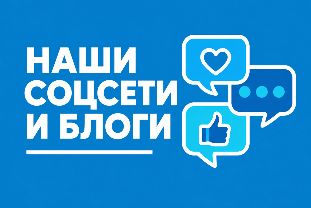 Наши соцсети и блоги